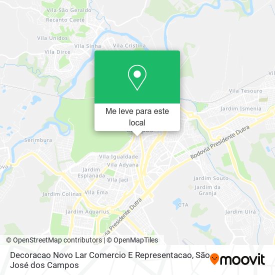 Decoracao Novo Lar Comercio E Representacao mapa