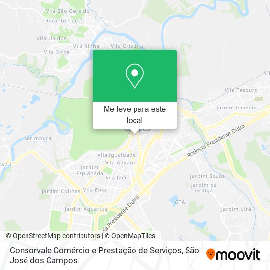 Consorvale Comércio e Prestação de Serviços mapa