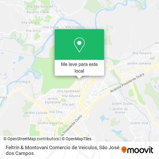 Feltrin & Montovani Comercio de Veiculos mapa