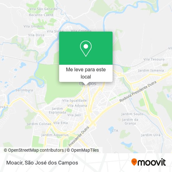 Moacir mapa