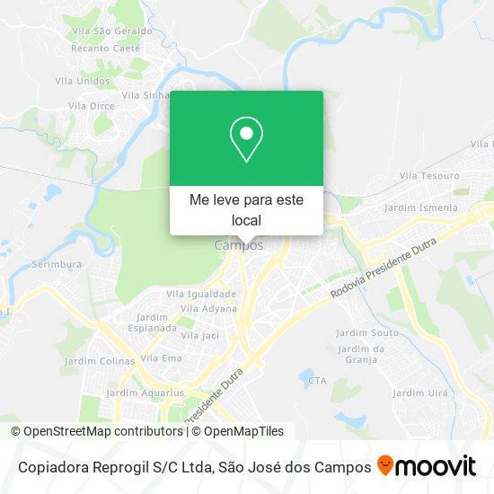 Copiadora Reprogil S/C Ltda mapa