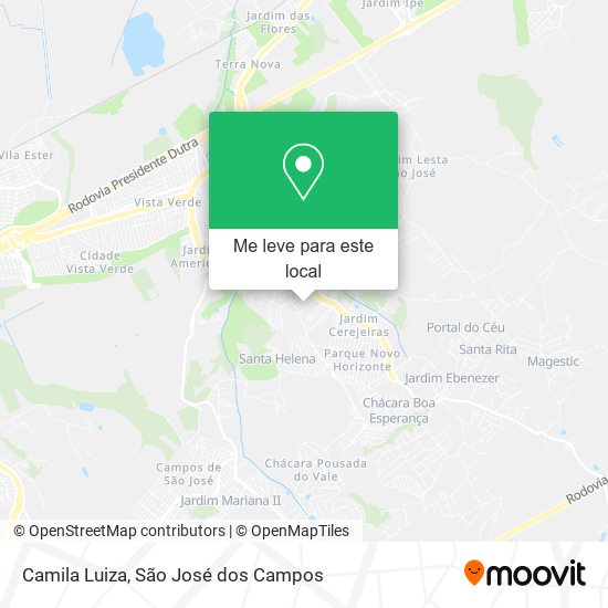 Camila Luiza mapa