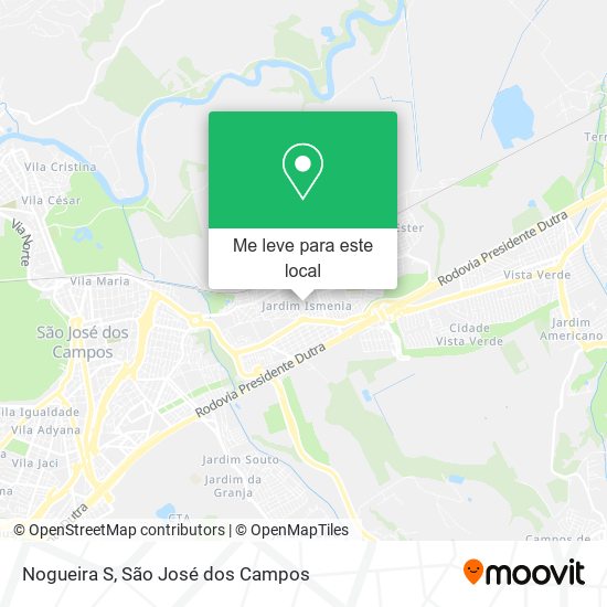 Nogueira S mapa