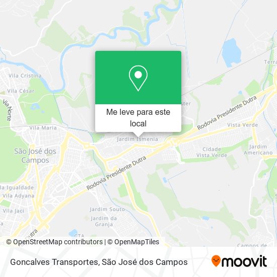 Goncalves Transportes mapa