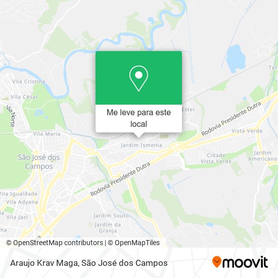 Araujo Krav Maga mapa