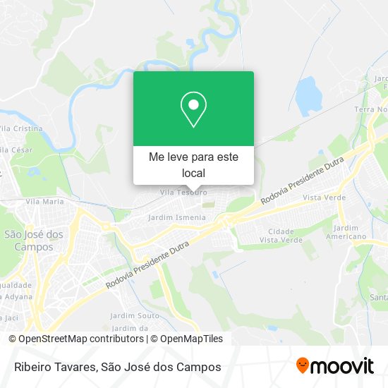 Ribeiro Tavares mapa