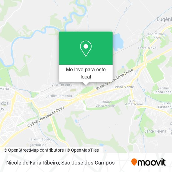 Nicole de Faria Ribeiro mapa