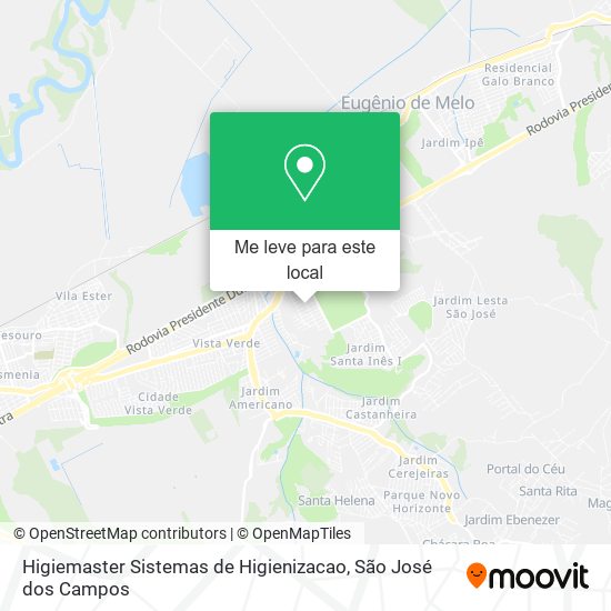 Higiemaster Sistemas de Higienizacao mapa