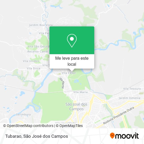 Tubarao mapa