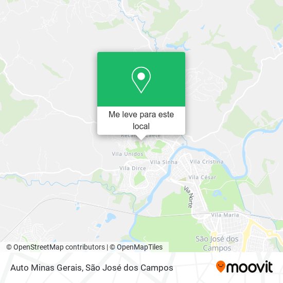 Auto Minas Gerais mapa