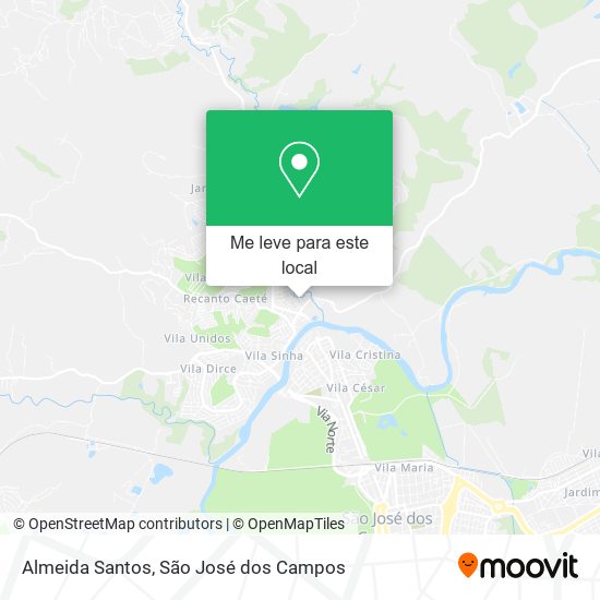 Almeida Santos mapa