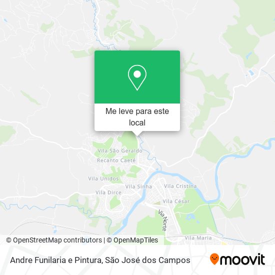 Andre Funilaria e Pintura mapa