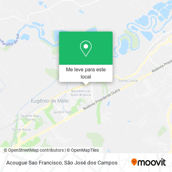 Acougue Sao Francisco mapa