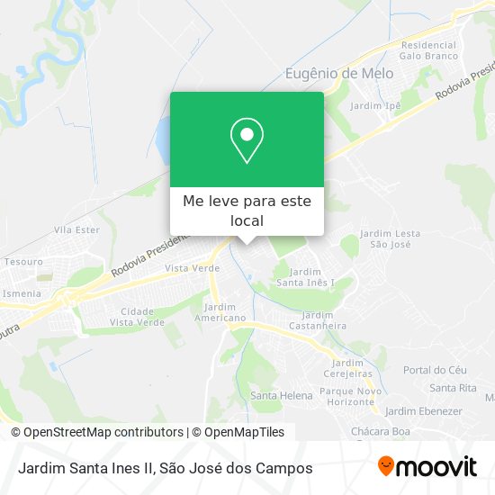 Jardim Santa Ines II mapa