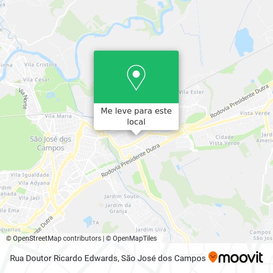 Rua Doutor Ricardo Edwards mapa