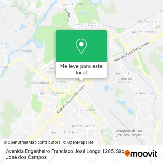 Avenida Engenheiro Francisco José Longo 1265 mapa