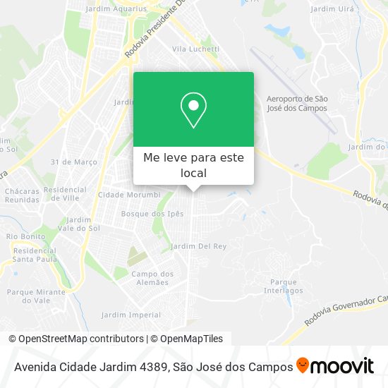 Avenida Cidade Jardim 4389 mapa