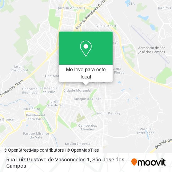 Rua Luiz Gustavo de Vasconcelos 1 mapa