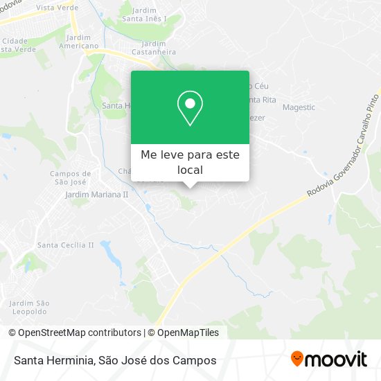 Santa Herminia mapa