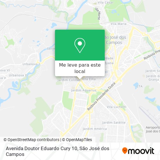 Avenida Doutor Eduardo Cury 10 mapa
