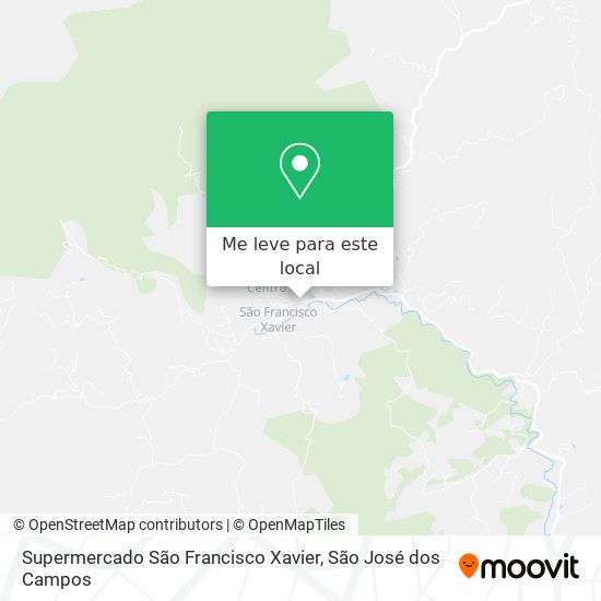 Supermercado São Francisco Xavier mapa