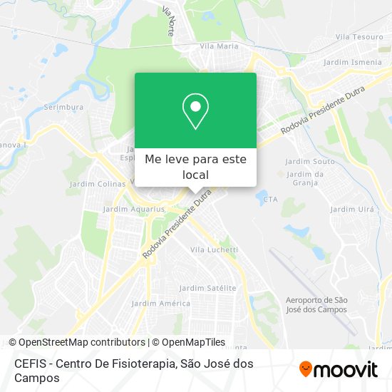 CEFIS - Centro De Fisioterapia mapa