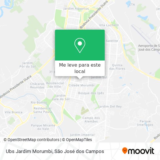 Ubs Jardim Morumbi mapa