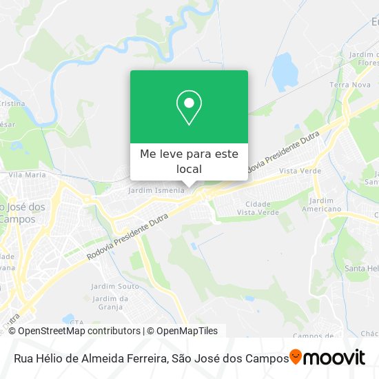 Rua Hélio de Almeida Ferreira mapa