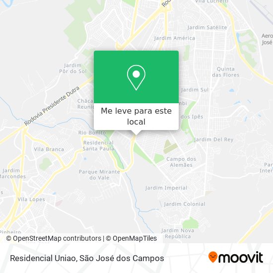 Residencial Uniao mapa
