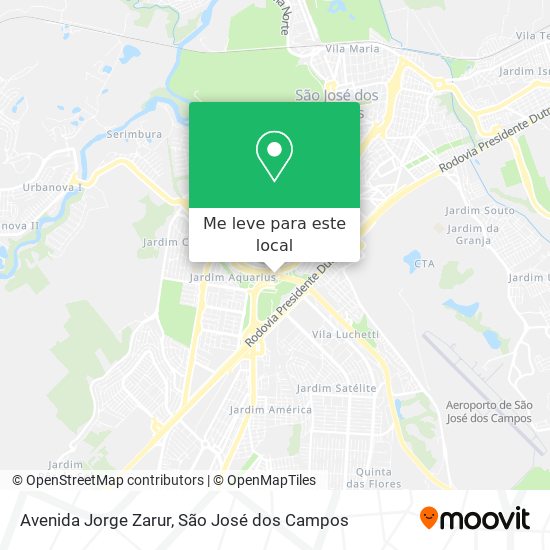 Avenida Jorge Zarur mapa