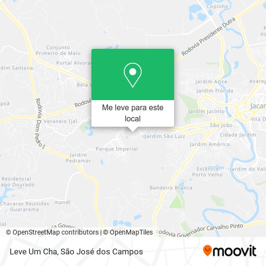Leve Um Cha mapa