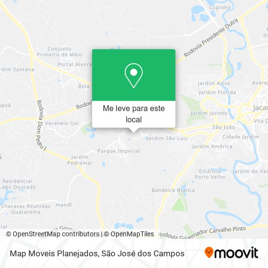 Map Moveis Planejados mapa