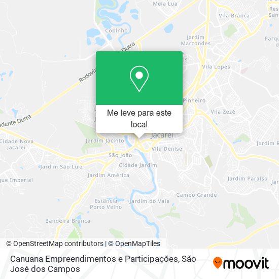 Canuana Empreendimentos e Participações mapa