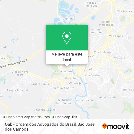Oab - Ordem dos Advogados do Brasil mapa