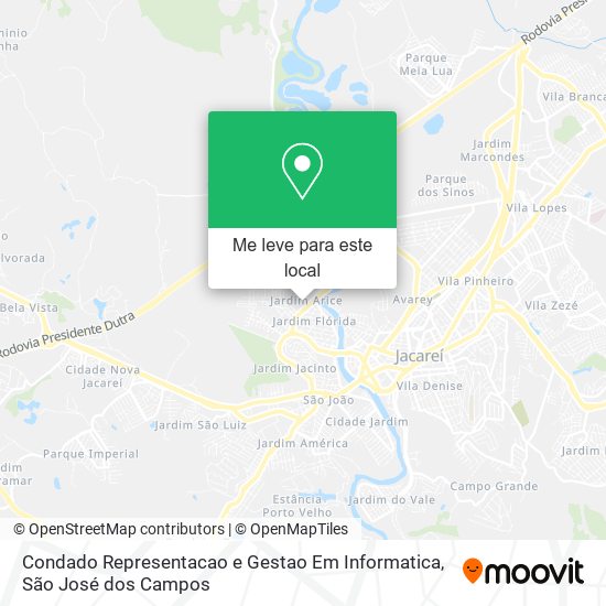 Condado Representacao e Gestao Em Informatica mapa