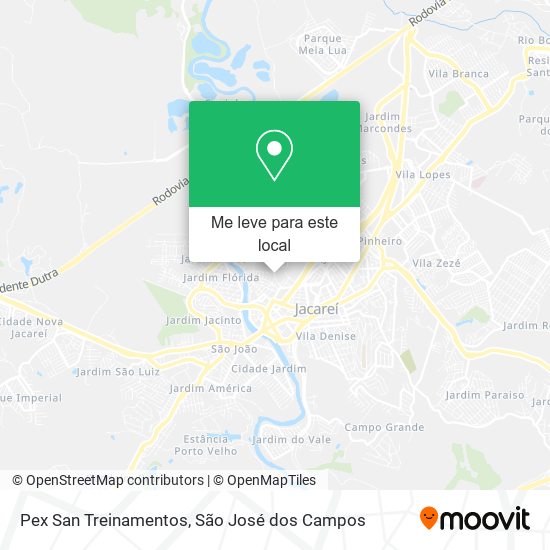 Pex San Treinamentos mapa