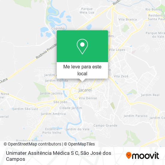 Unimater Assitência Médica S C mapa