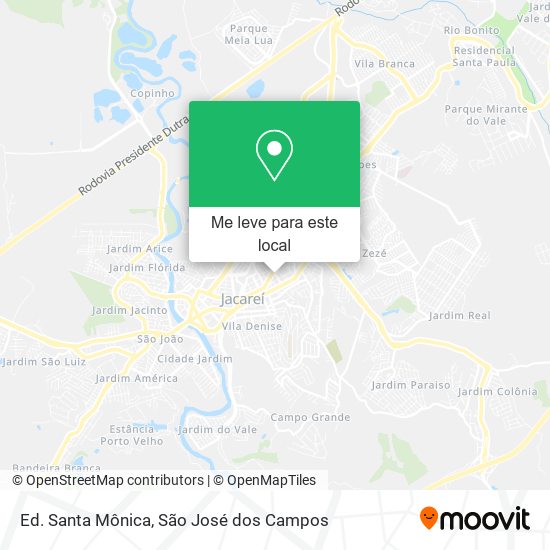 Ed. Santa Mônica mapa