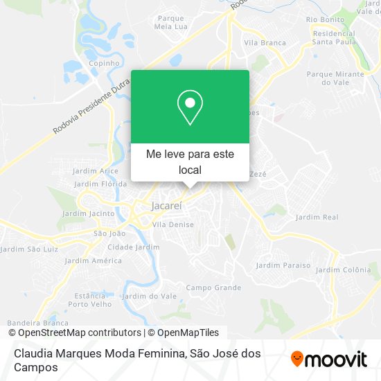 Claudia Marques Moda Feminina mapa
