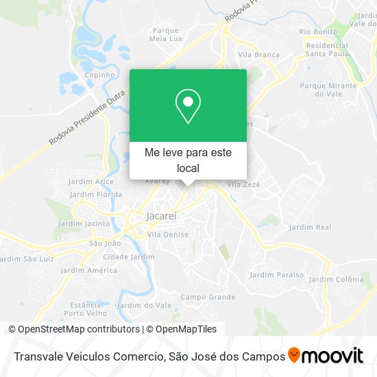 Transvale Veiculos Comercio mapa