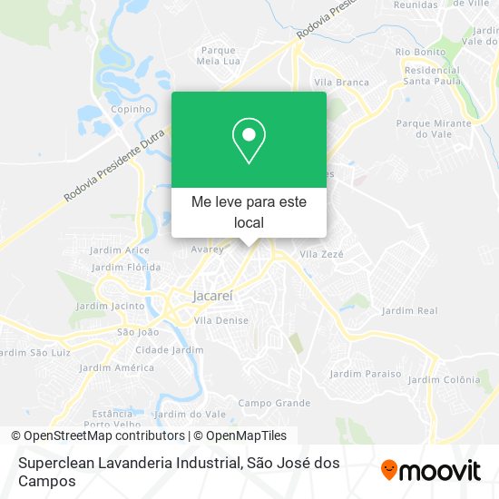 Superclean Lavanderia Industrial mapa