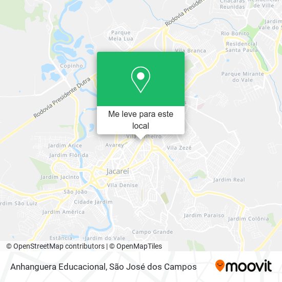 Anhanguera Educacional mapa