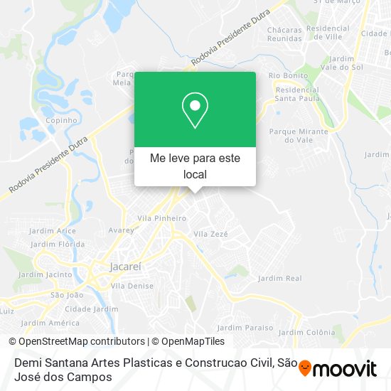 Demi Santana Artes Plasticas e Construcao Civil mapa