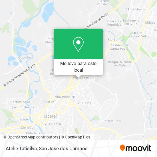 Atelie Tatisilva mapa