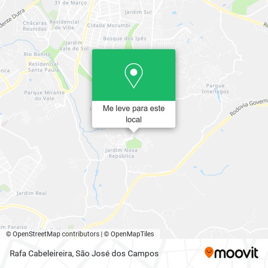 Rafa Cabeleireira mapa