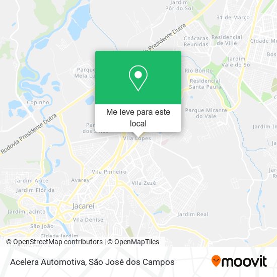 Acelera Automotiva mapa