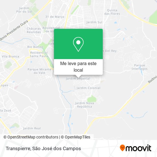 Transpierre mapa