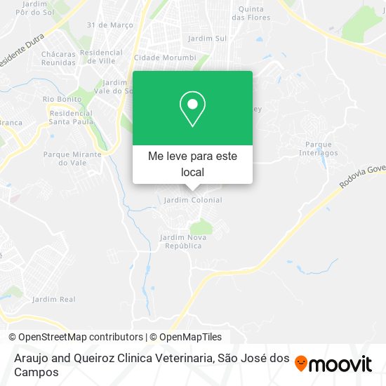 Araujo and Queiroz Clinica Veterinaria mapa