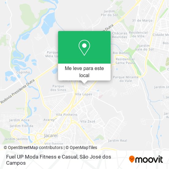 Fuel UP Moda Fitness e Casual mapa