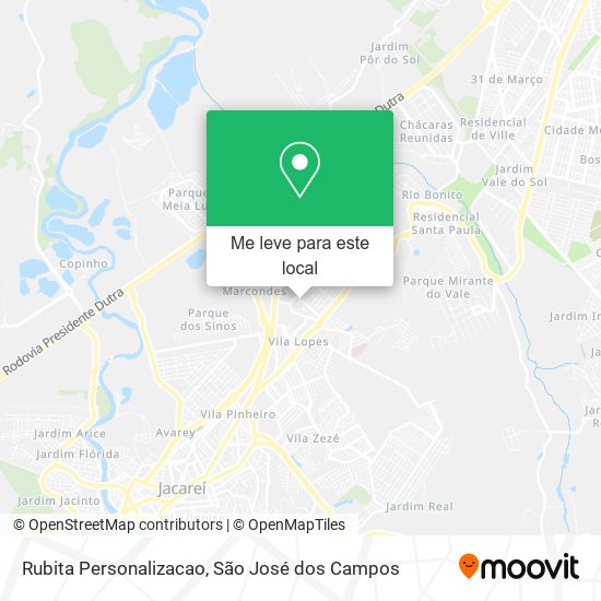 Rubita Personalizacao mapa